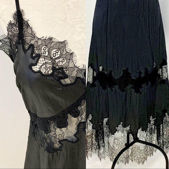 Robert Rodriguez S/M Peekaboo Lace Dress Black LBD - Picture 5 of 8